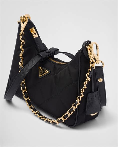 prada women's briefcase|Prada nylon pouch bag.